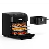 Tristar Mini horno y freidora de aire caliente, freidora de aire 2 en 1, sin BPA, 12 L, 12...