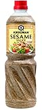 Salsa de sésamo Kikkoman 1L para ensaladas, platos de pasta ... o para mojar