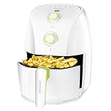 Cecotec Freidora sin Aceite 1,5L de Aire Caliente Cecofry Compact Rapid White. 900 W,...