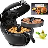 Tefal ActiFry Genius XL 2 en 1 YV9708 - Freidora sin Aceite, Tecnología Dual Motion,...