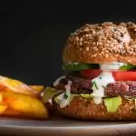 hamburguesa freidora de aire