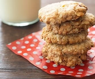 galletas de avena en freidora de aire