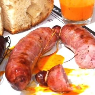 chorizo en freidora de aire (air fyer)